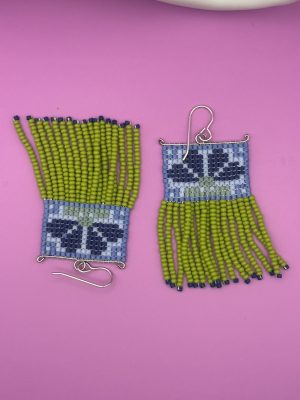 Woven earrings
