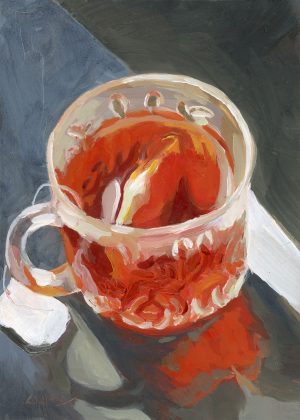 Amber cup fine art giclee print