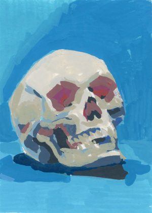 Turquoise Skull – Fine Art Giclée Print