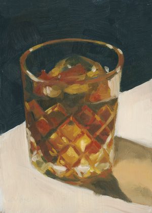 Whiskey still life Giclée fine Art print