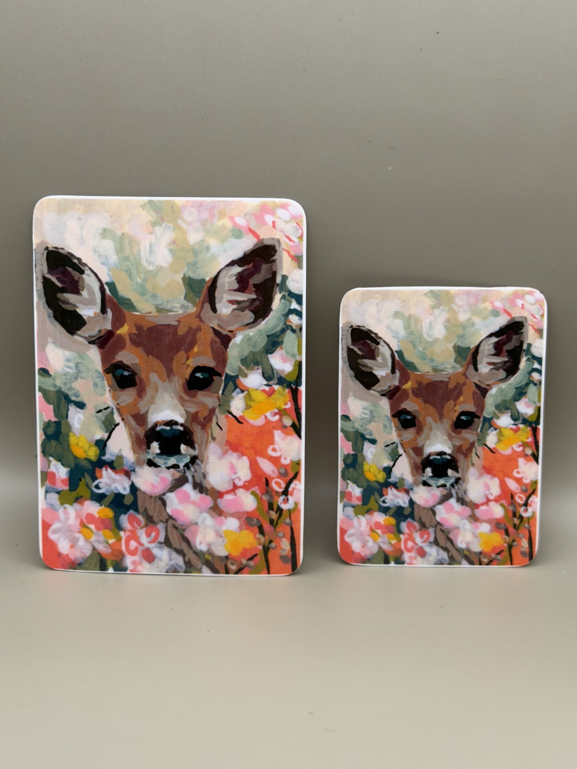 Vinyl sticker- “a gentle visitor” (two sizes)